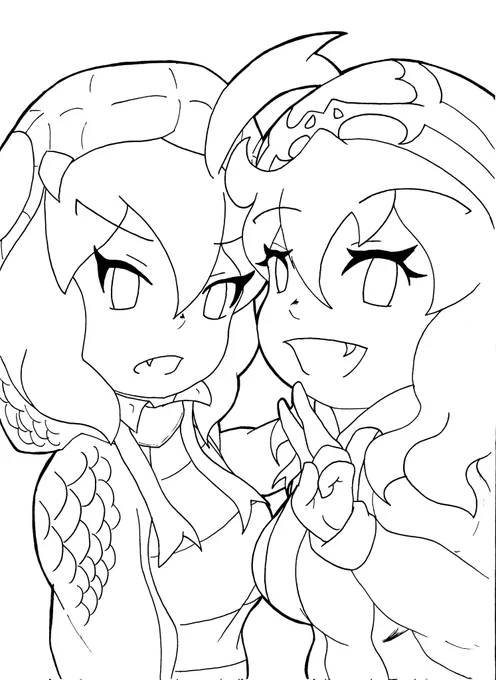塗り絵!
誰か塗ってほしいです 