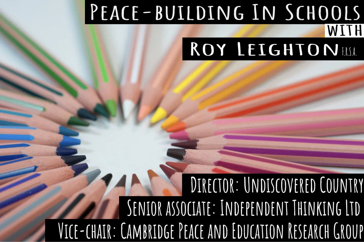 <a href="/nomishakurian/">Nomi</a> <a href="/lifeisnotaline/">Gill Kelly</a> <a href="/cperguk/">Cambridge Peace and Education Research Group</a> <a href="/ITLWorldwide/">Independent Thinking</a> <a href="/UCTribe/">Undiscovered Country</a> @sencogirl <a href="/OxfordDeptofEd/">Department of Education, University of Oxford</a> <a href="/CamEdFac/">Faculty of Education, University of Cambridge</a> <a href="/jasonjarrett/">Jason Jarrett</a> @DavidFrost7 @NurminenNiina <a href="/EduNorthants/">Educating Northants</a> <a href="/carr_manor_CPD/">Carr_Manor_CPD</a> <a href="/CathCathkitchen/">Cath OBE, FCCT</a>