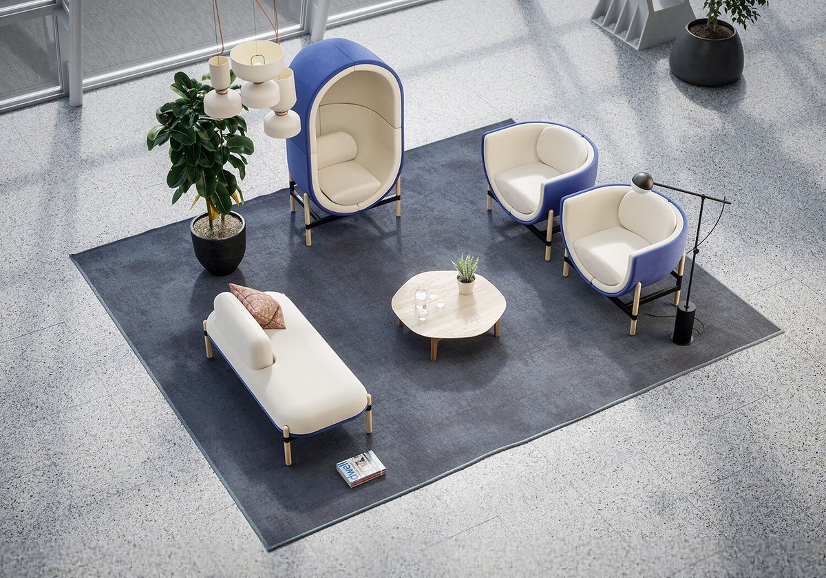 workrestplayni's tweet image. Capsule is a range of contemporary seating modules that work to create stunning social surroundings.  The clever design of Capsule offers semi-privacy while still allowing a social element...

#breakoutseating #privacy #modernseating #wrp