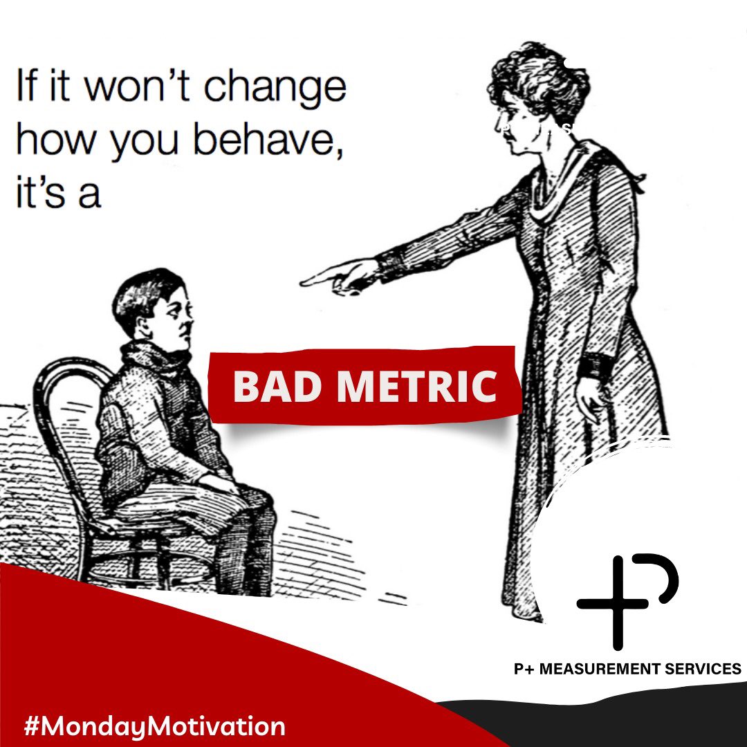 pplusmeasure's tweet photo. #MondayMotivation
If a metric won't change how you behave, it's a bad metric ...
#VanityMetric #SayNoToAVEs #PublicRelations #EvaluatePR #MeasurePR #PRCA #PRCAN #AMECMM https://t.co/fAuugPgNwM