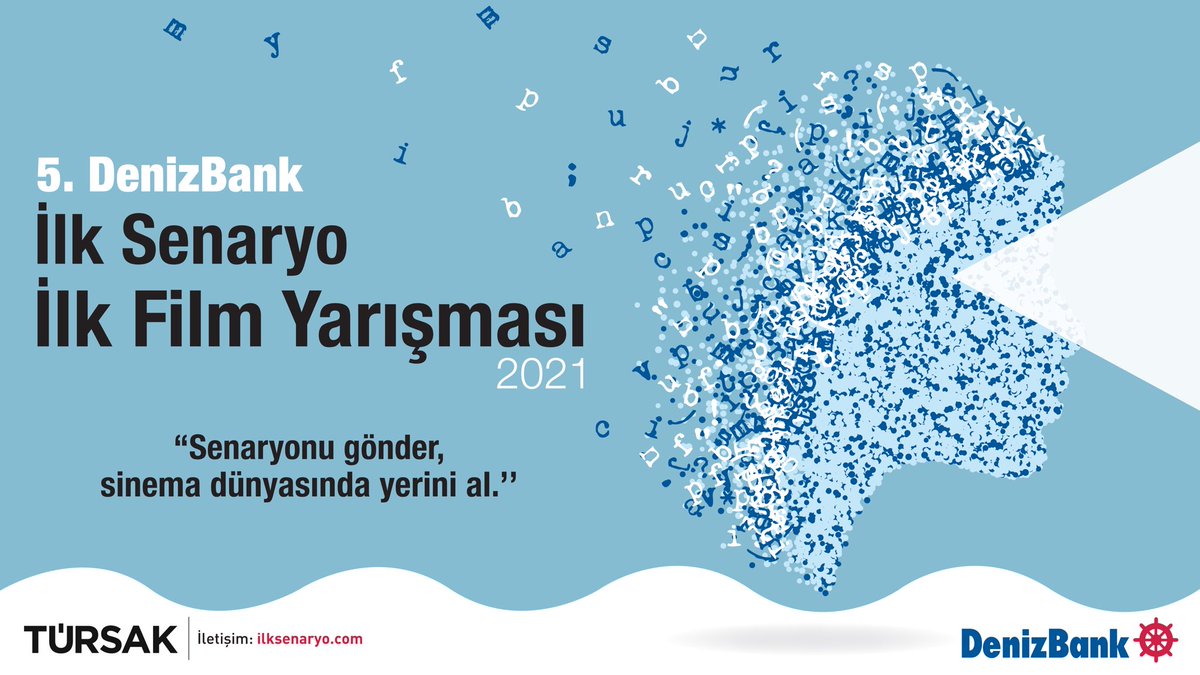 TursakVakfi's tweet image. The poster of the 5th DenizBank First Script First Movie Competition is on the air. Applications for the competition will start very soon. ⌛ Stay tuned to our social media accounts for all developments.
#DenizBankFirstScript #FirstScript #FirstMovie #Denizbank #Tursak