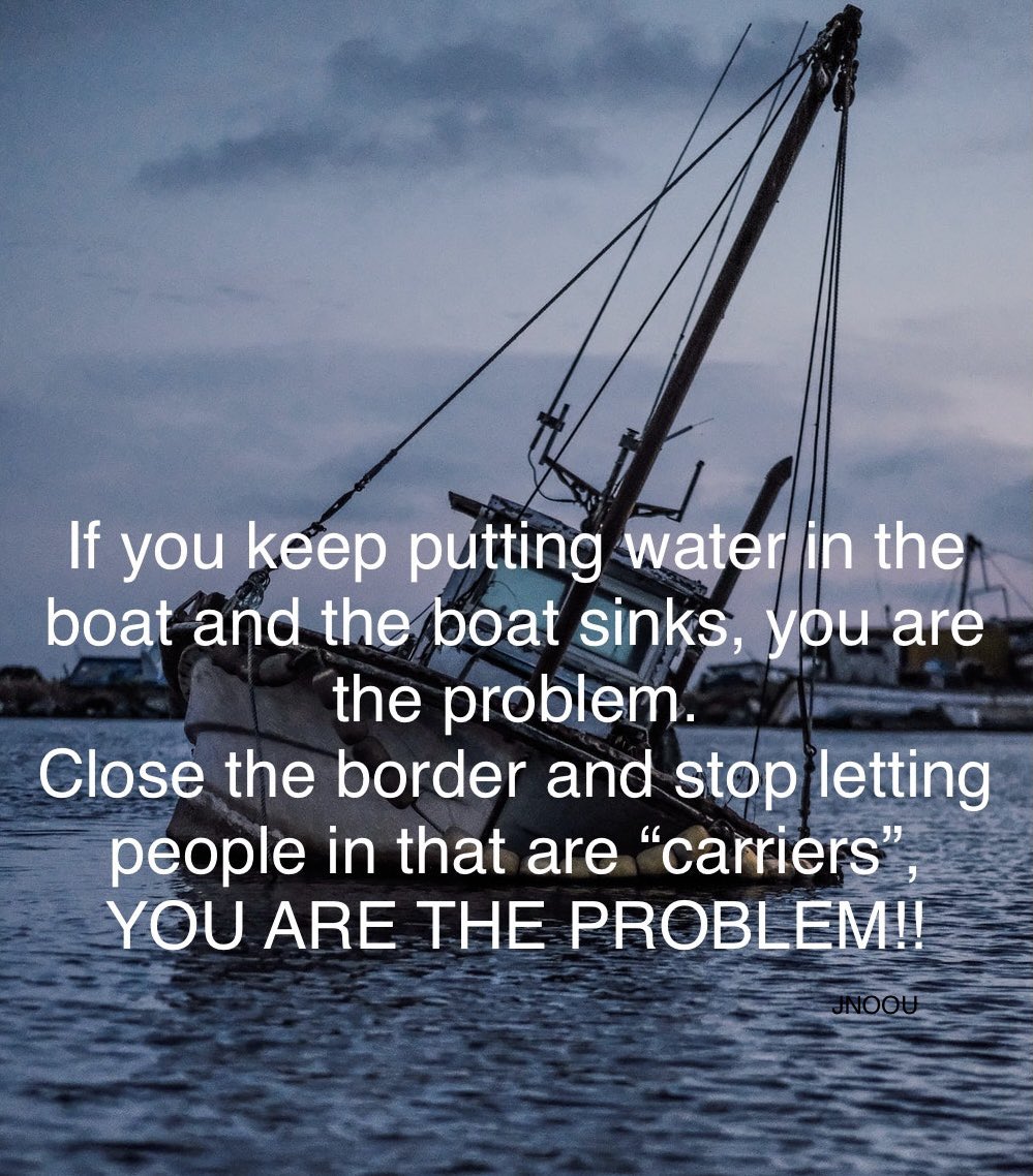 Stop adding to the problem.