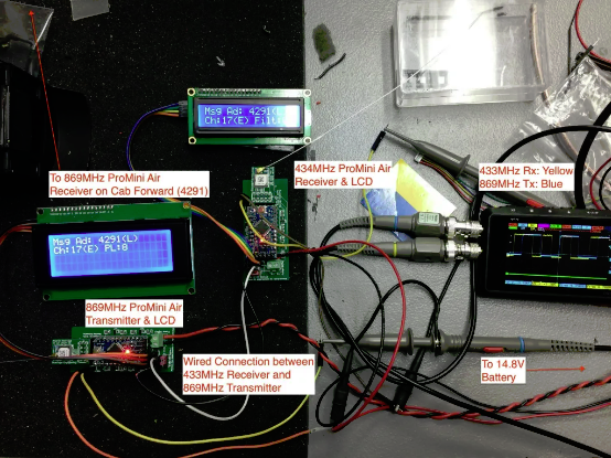 giammaiot2's tweet photo. Control O Scale Train Locomotive DCC & Dead-Rail Range Improvement with a Wireless Repeater https://t.co/iX9DOVbmsy #Train #Locomotive #radio #wireless #AirWire #SoftwareDefinedRadio #ESP32 #ESP8266 #ISM #Band #Remote #Control #DCC #transmissions https://t.co/iiKUcEG4dk