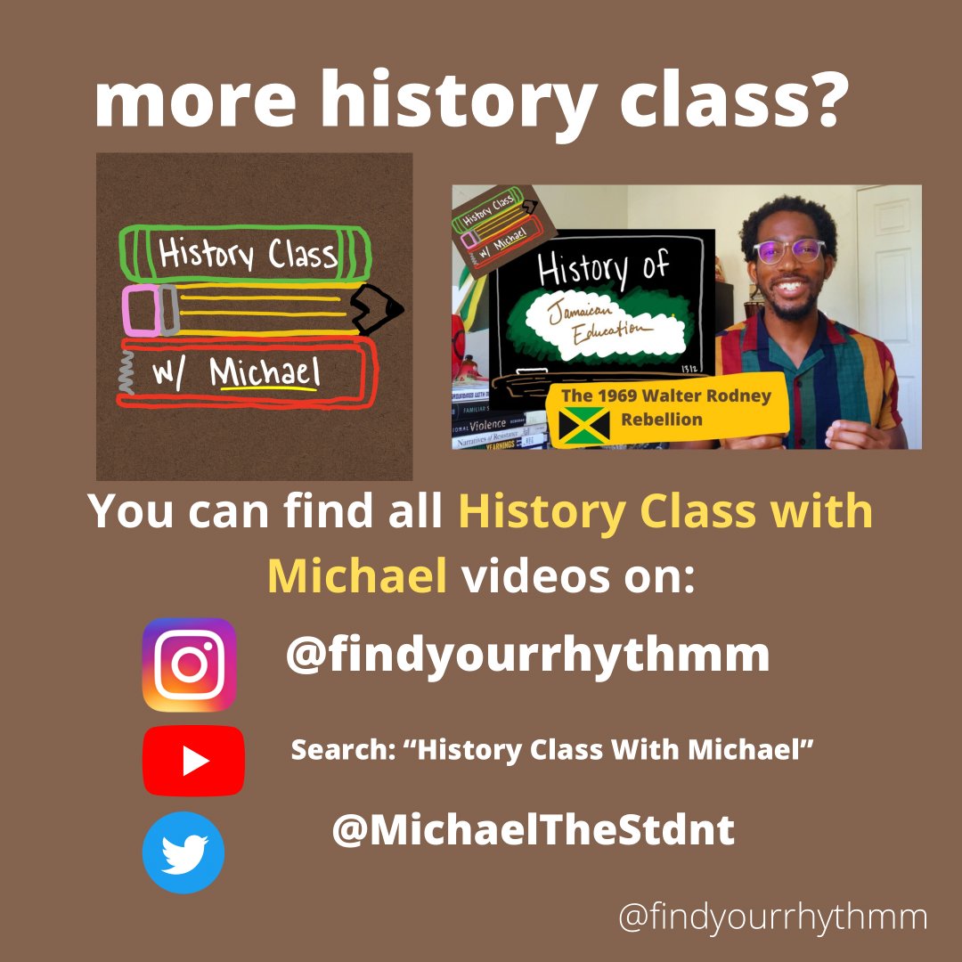 MichaelTheStdnt's tweet photo. For more readings, videos, and where to get more “history class” #HistoryClassWithMichael #EisforEverybody #LearnSlower #ThinkLonger #PlayHarder https://t.co/T9vpnezqES