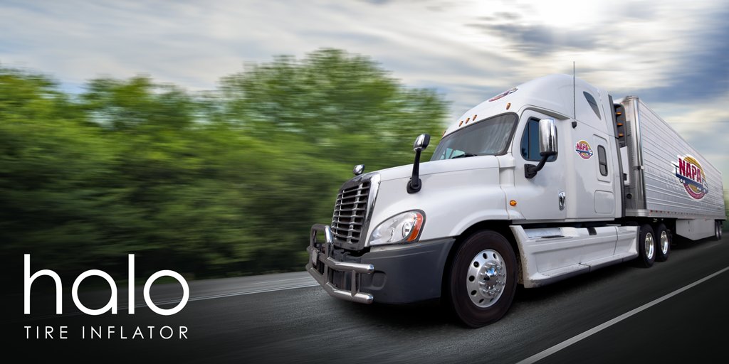 .<a href="/NAPA_TRAN/">NAPA Transportation</a> has officially decided to outfit their trucks with Halo! Choosing to install Halo on your tires results in less diesel usage and tire consumption. Learn more about Halo by messaging us directly today!