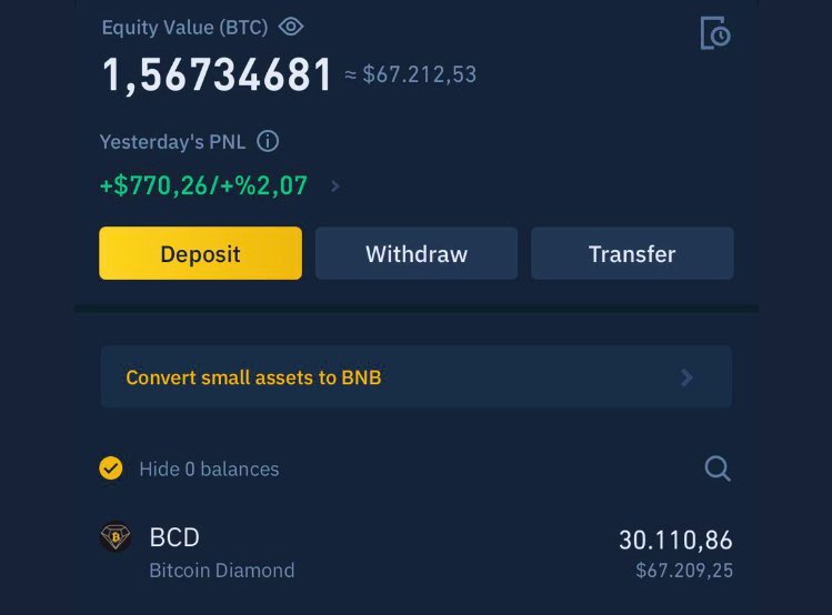 AlbayScofield's tweet image. 10x beklentili coin #bitcoindiamond 

Şimdi $BCD : $2.20

İlk Hedef  :$25
İkinci Hedef :$70
Üçüncü Hedef :$100                      #bcd #bitcoin #BTC