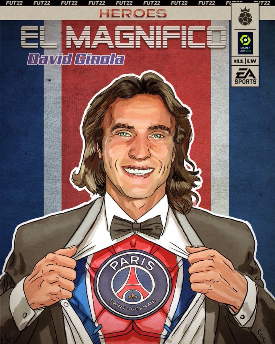 David Ginola arrive aussi en Heroes sur #FUT22 ! Le second joueur de <a href="/Ligue1UberEats/">Ligue1UberEats</a> après Abedi Pelé !