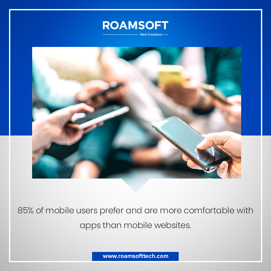 From the food we order to the groceries we shop, every business vertical has a standalone mobile app to cater all the customers' needs. To make it happen Roamsoft a web/ mobile app development that helps to scale up your business beyond your region. 
#mobileapp #webaapplication