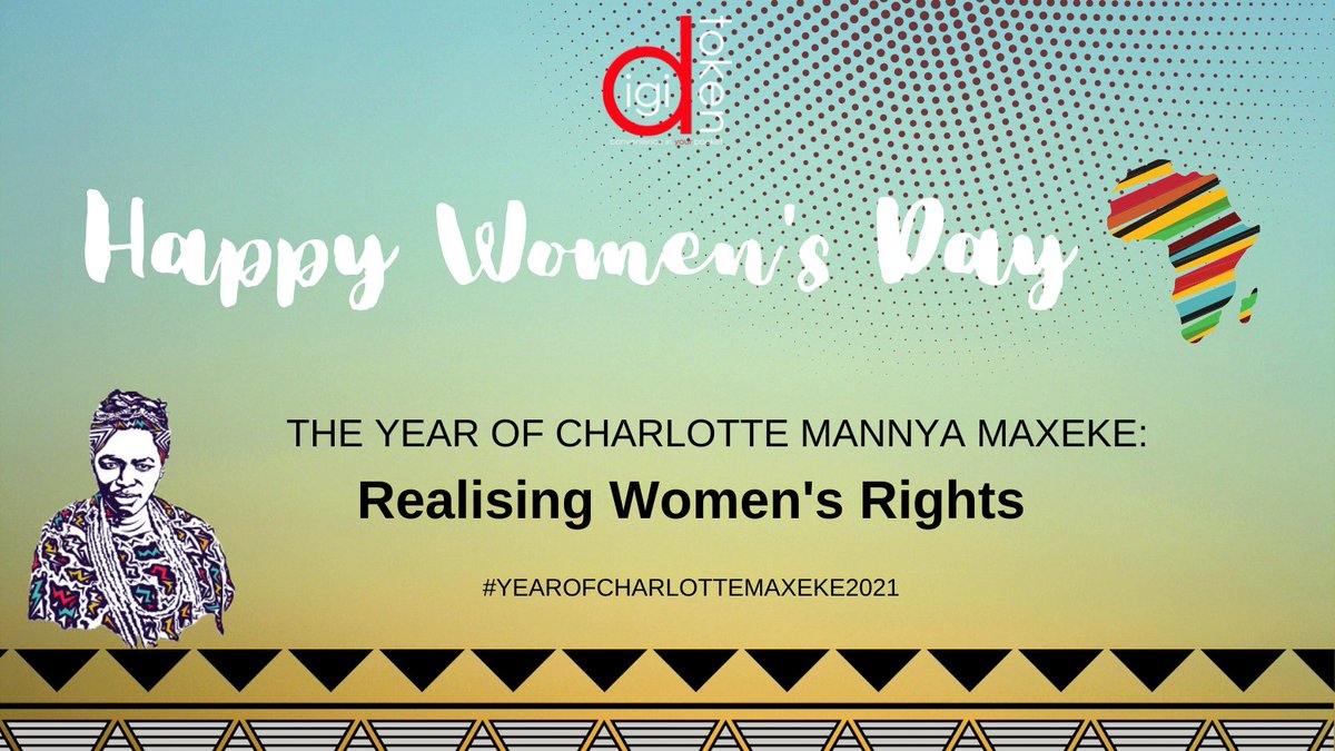“This work is not for yourselves, kill that spirit of self and do not live above your people, but live with them, and if you can rise, bring someone with you.”
- Charlotte Mannya Maxeke
::
Happy Women's Day from the digiToken team🙏❤️