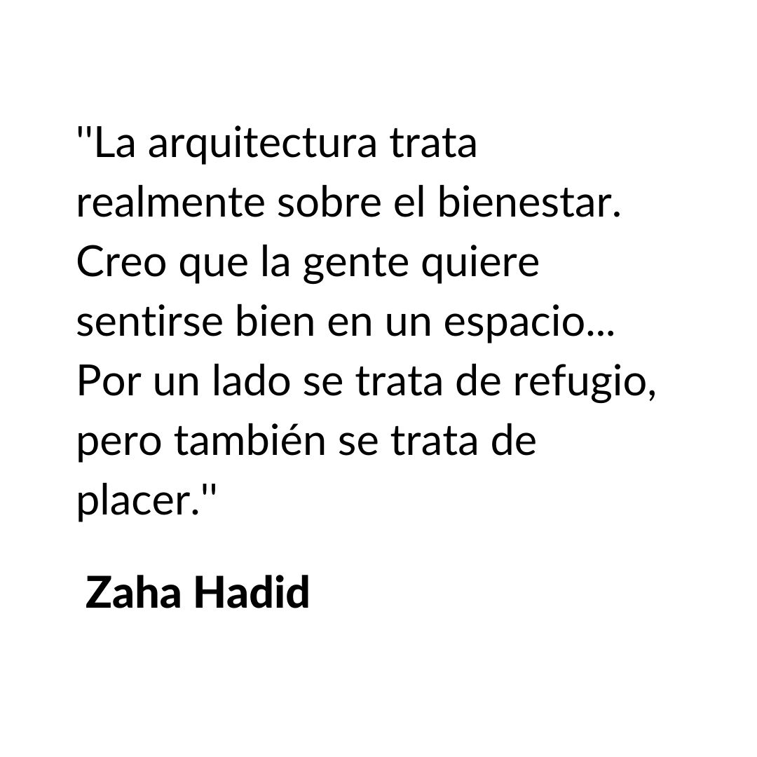 Zaha Hadid lo sabía muy bien, la gente quiere sentirse bien en todo momento y, gracias a la #arquitectura, se puede conseguir.

#FaceToFaceBcn #eventos #ZahaHadid #FaceToFaceBcnByMonicaGalindo