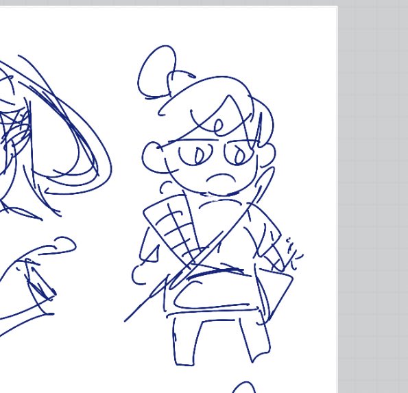 pov i'm sketching out the svsss and tgcf sticker sheets but i'm steadily getting sleepier,,,, made a good feng xin though 