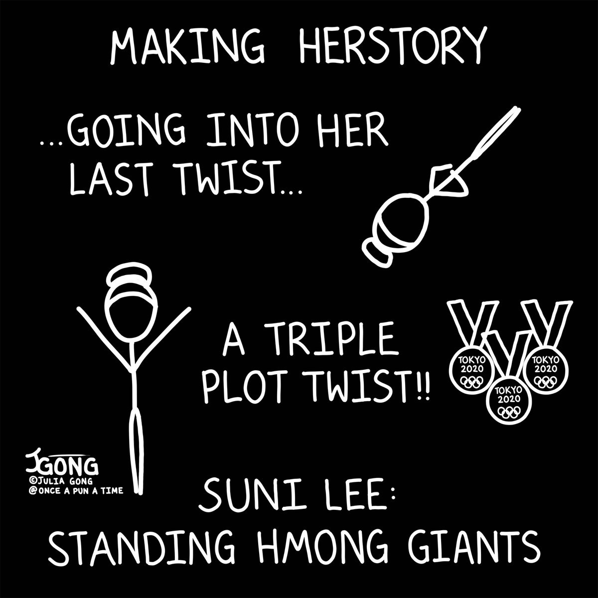 onceapunnytime's tweet photo. 08.09.2021

way to *flip* the script, @sunisalee_!

#olympics2020 #sunilee #sunisalee #tokyo2020 #usagymnastics #tokyoolympics @USAGym @TeamUSA @Olympics @Tokyo2020 @NBCSports https://t.co/Qs6FJk0wIU
