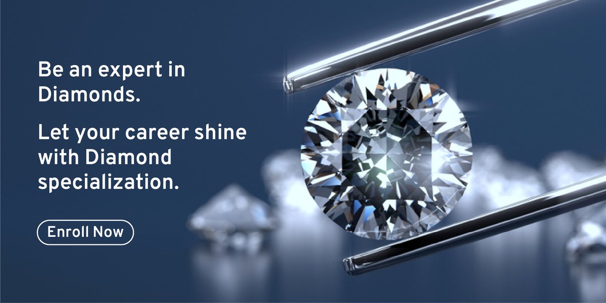 iigofficial's tweet image. Interested in diamonds? Want to make your career shine in the field of diamonds? Enroll in our comprehensive Diamond courses and take a leap towards a bright future.

#IIG #Diamonds #DiamondCourse #DiamondExpert #MastersInDiamond #IIGAhmedabad #IIGBengaluru #IIGMumbai