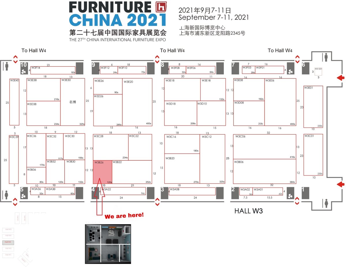 DCL_factory's tweet image. We will attend the 27th China International Furniture EXPO, held on Sep. 7th-11th, 2021 and display new items range like bed, storage coffee table, functional sofa, etc. We hereby sincerely invite you and your team to visit our exhibition!
Booth Number: W3B26/W4(hall)