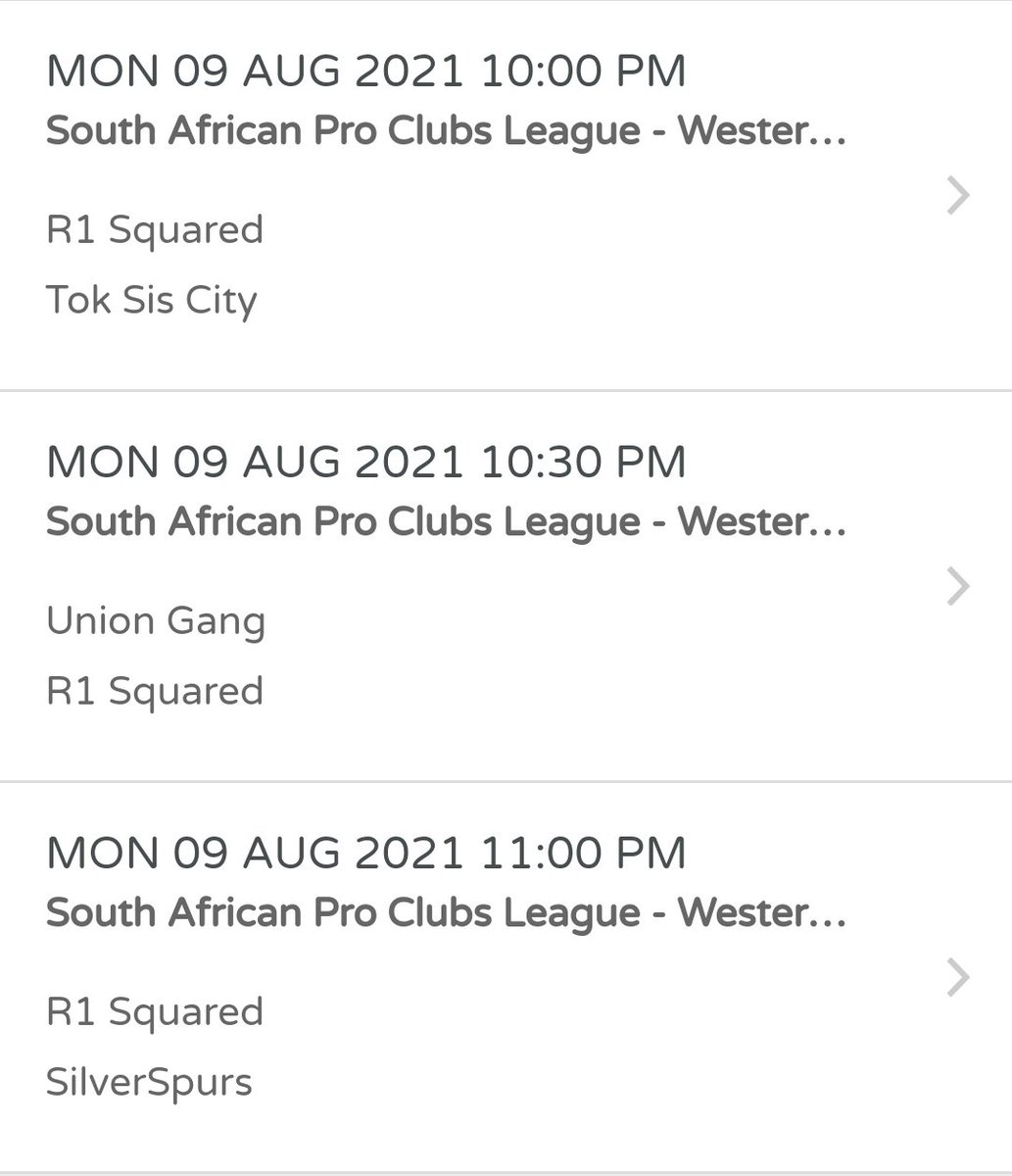 We kick off our 2nd season in <a href="/SAProClub/">SA Pro Club League</a> tonight as we start our quest for promotion after a strong pre -season, let's go boys ✊