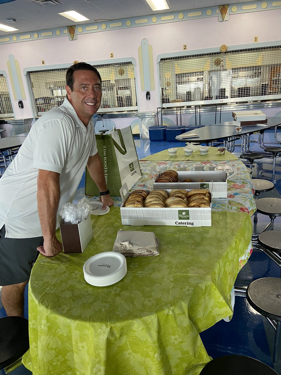 Thank you to Florida Gulf Coast University for providing the Shields staff breakfast today! <a href="/HCPSShieldsMS/">Shields Middle</a>  @FGCU_Counseling