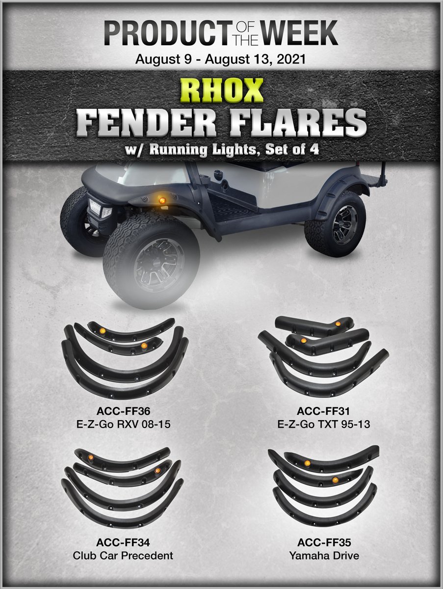 RHOX21237's tweet photo. RHOX Product of the Week 8/9/21-8/13/21.
Check out our Fender Flares with Running Lights!
Please contact your RHOX dealer for pricing and availability. https://t.co/j5SuKEHx4T