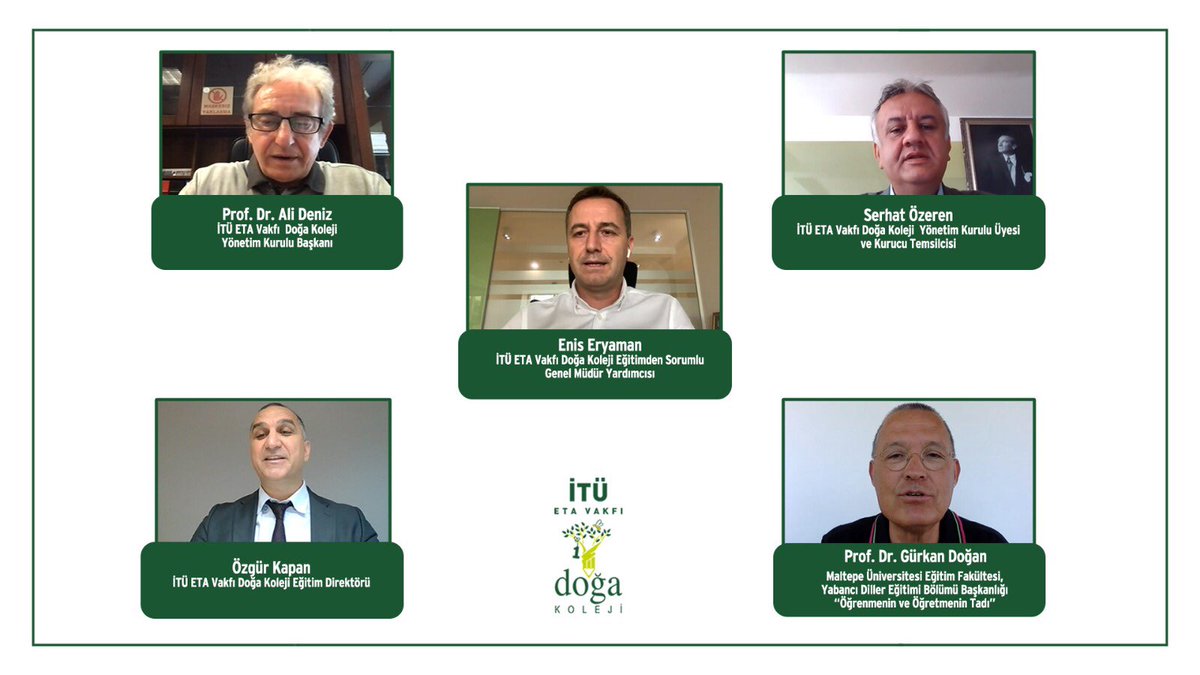 İTÜ ETA Vakfı Doğa Koleji “Hizmet İçi Eğitim Seminerleri”nde öğretmenlerimiz ile bir araya gelen Yönetim Kurulumuza, Eğitim Yöneticilerimize ve Prof. Dr. Gürkan Doğan'a değerli paylaşımlarından dolayı teşekkür ederiz.