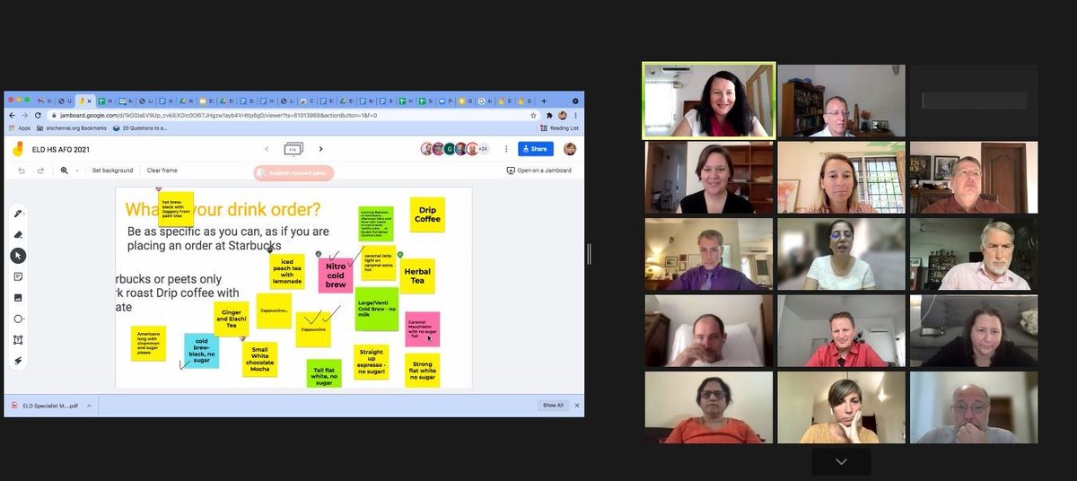 AISChennai's tweet photo. Here's a look at highlights from our ELD Language Integration with our existing and new faculty members, during Orientation week!
#AISCVirtual #AISChennai https://t.co/iOZeILXVHo