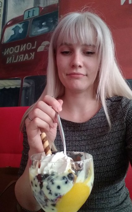 Please, don't tell my husband. He would never understand why I pay for my own ice cream, but it's great<a href="/tag/vanilla"class="tags"><span>#vanilla</span></a><a href="/tag/blueberry"class="tags"><span>#blueberry</span></a><a href="/tag/notreallytho"class="tags"><span>#notreallytho</span></a>