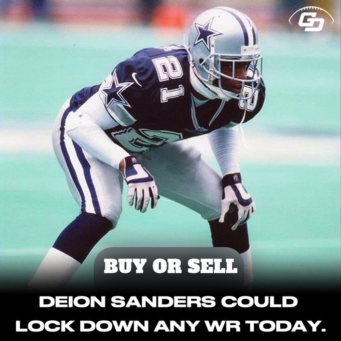 Happy Birthday to one of the most electric playmakers of ALL-TIME, Deion Sanders! Buy or sell this statement 