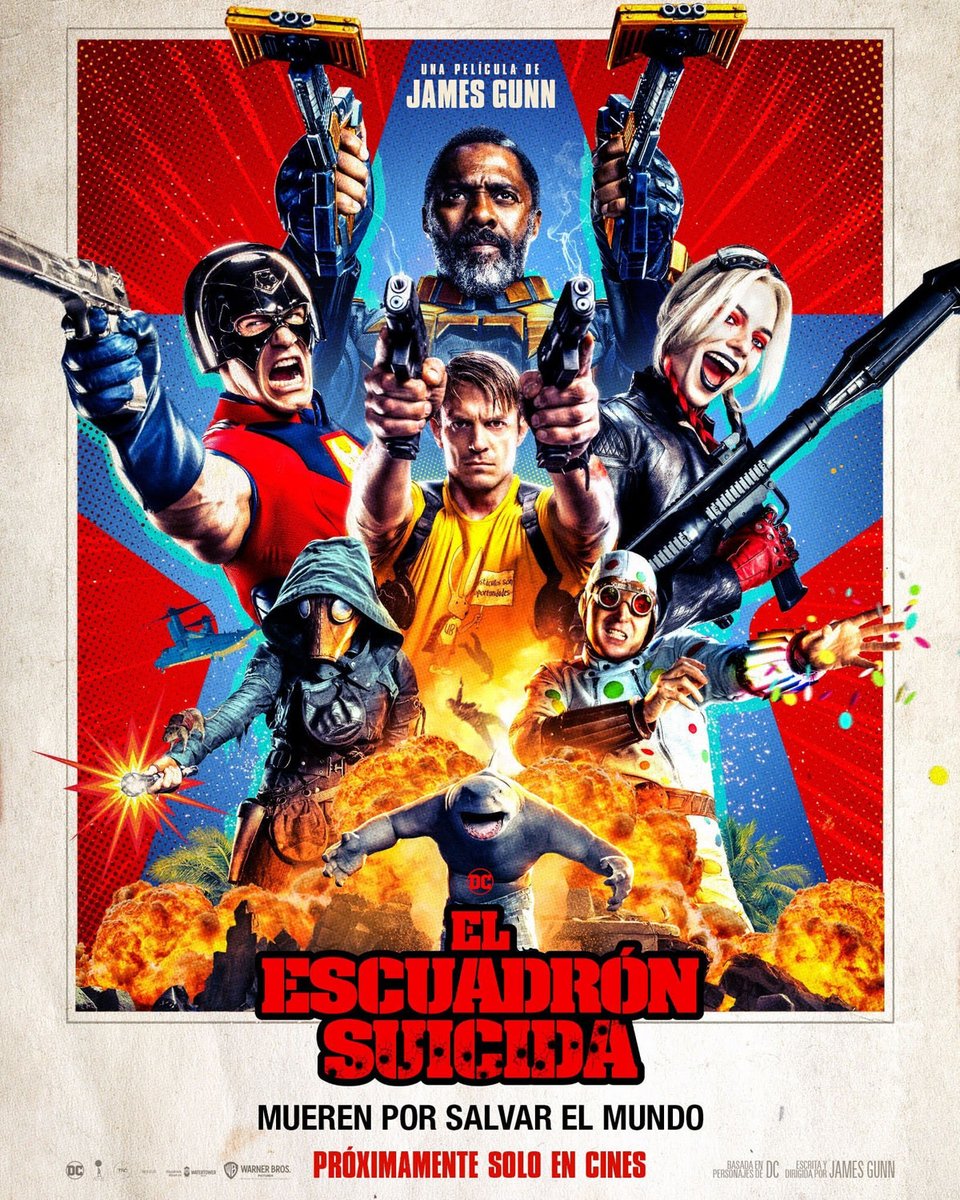 dijuca_capiovi's tweet photo. Nos llegó una nueva película para estrenar 🍿💥
#Peliculas #Estreno #TheSuicideSquad #Cine #Juventud #Jovenes https://t.co/TUm6qNdY9Y