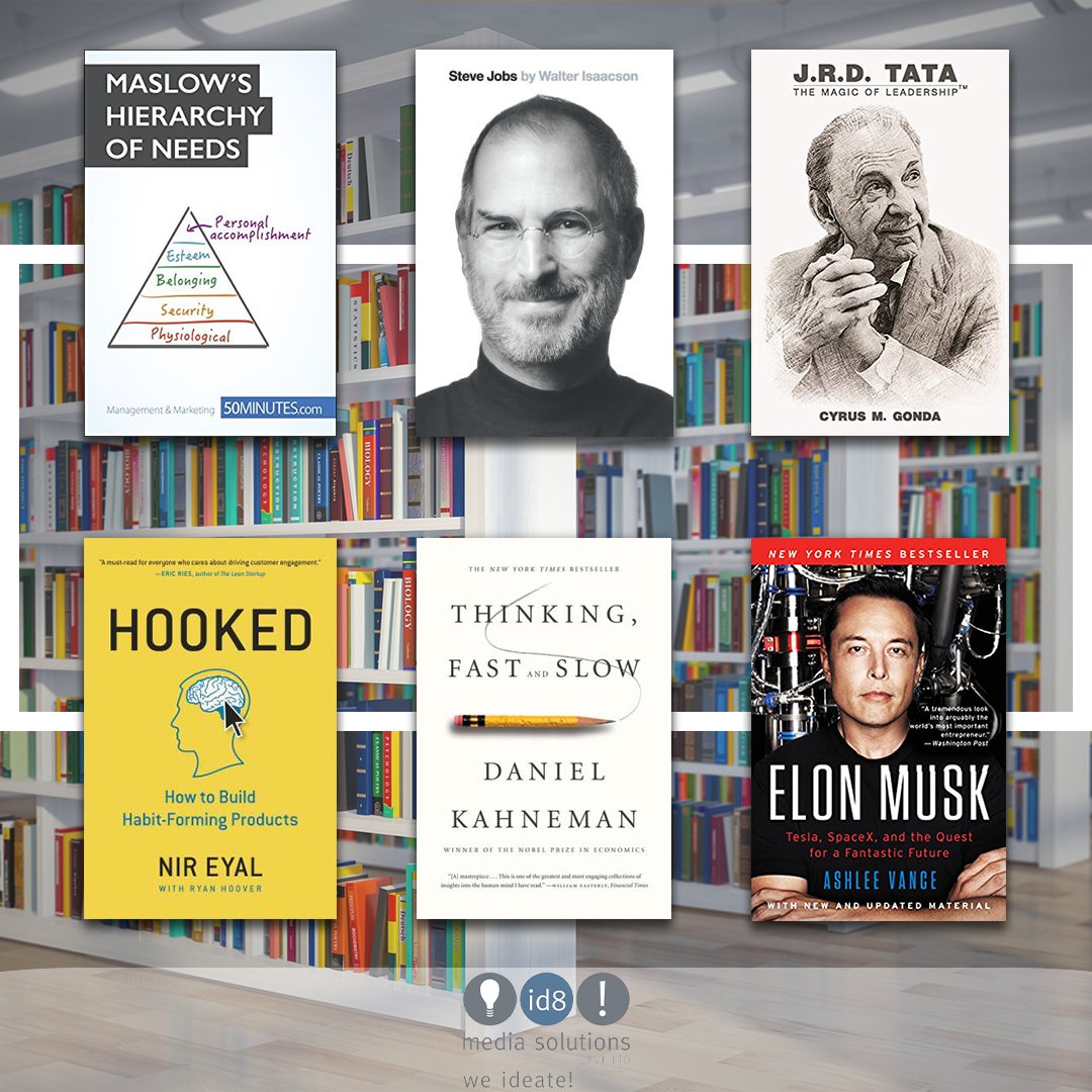 id8mediaglobal's tweet photo. This #BookLoversDay, let's keep our phones aside to read and understand the beauty within pages. 

Recommending some of the marketing books you must read!

#ID8MediaSolution #WeIdeate #ID8Media #ID8Work #MarketingBooks #NationalBookLoversDay #NationalBookLoversDay2021 #Motivation https://t.co/bijnFlkkIp