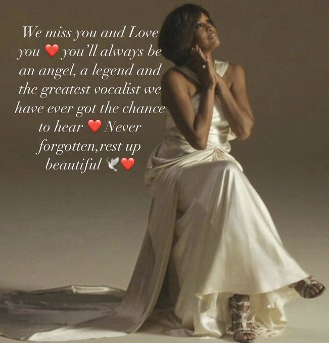 Happy Heavenly Birthday to the legend, Whitney Houston   