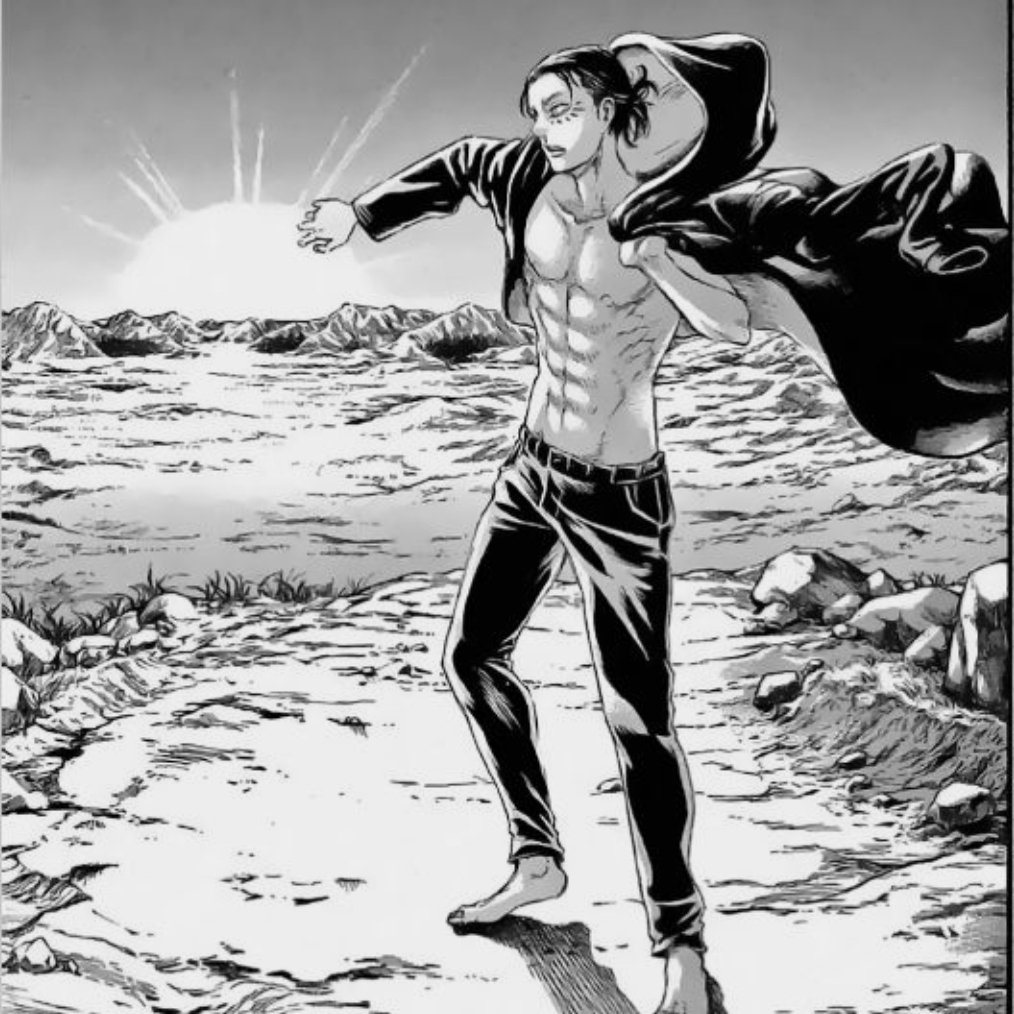 erenphilee's tweet photo. Aot chapter 139 didn't destroy Eren's character, Eren just succeeded outplaying the readers who couldn't comprehend his character 
Also it enhanced the real Eren which was hidden under cold and dreadful mask waiting for its destiny's arrival https://t.co/0NAILnB6Gk