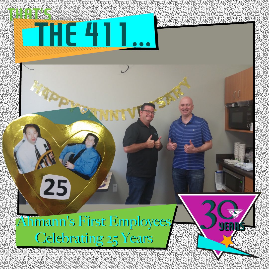 AhmannDesign's tweet photo. OH SNAP! DID YOU KNOW…. Ahmann Design still employees two of its first employees! Our experience doesn’t compare to any other local firm with over 131 years of experience from our amazing staff of employees! We think we’re all that and a bag of chips!
#ADI30Years #The411 https://t.co/Rk5522fU12