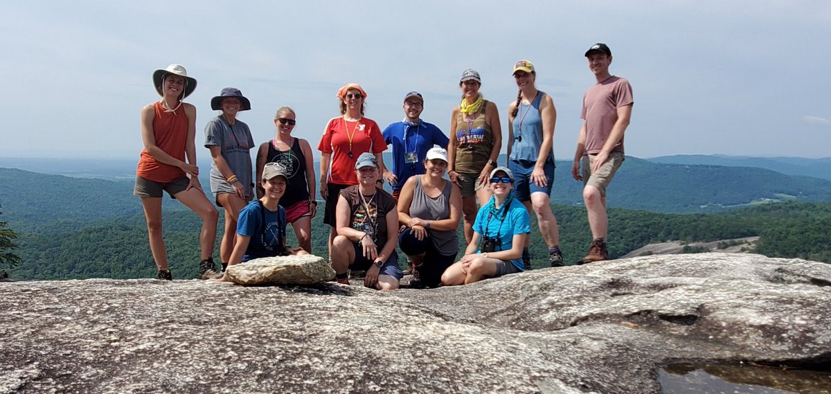 ANDscience4eva's tweet photo. had the best time wondering the forests of western NC with some awesome educators around the state ~ this opportunity is giving me some big ideas for this year 🏕💚 #NCMNS #nature #stem https://t.co/rkL1JZQsSx