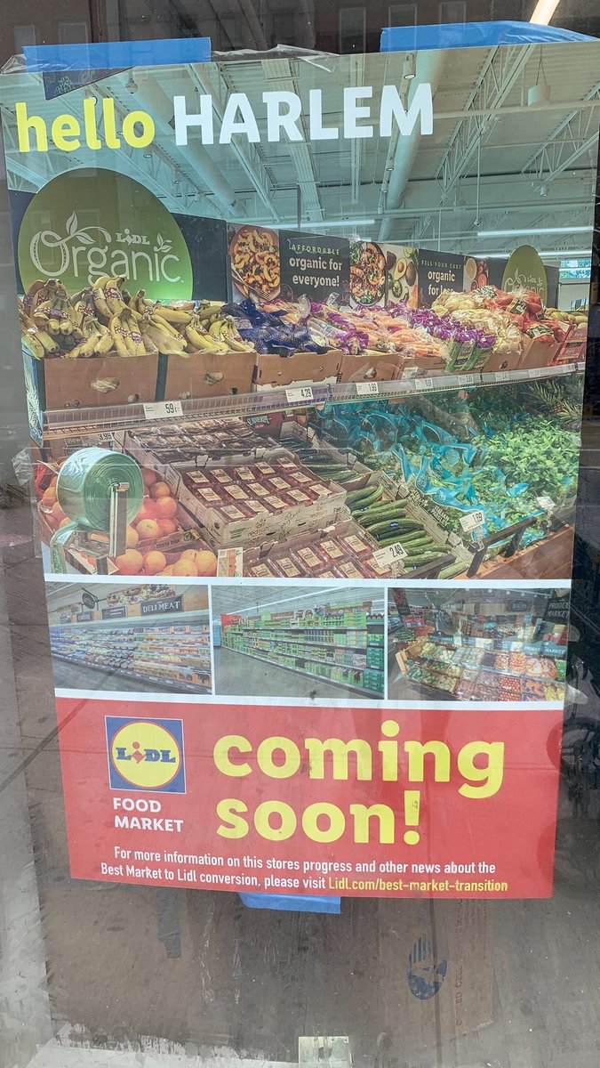Any update <a href="/LidlUS/">Lidl US</a> on the timeline for opening #Harlem’s new #Lidl?