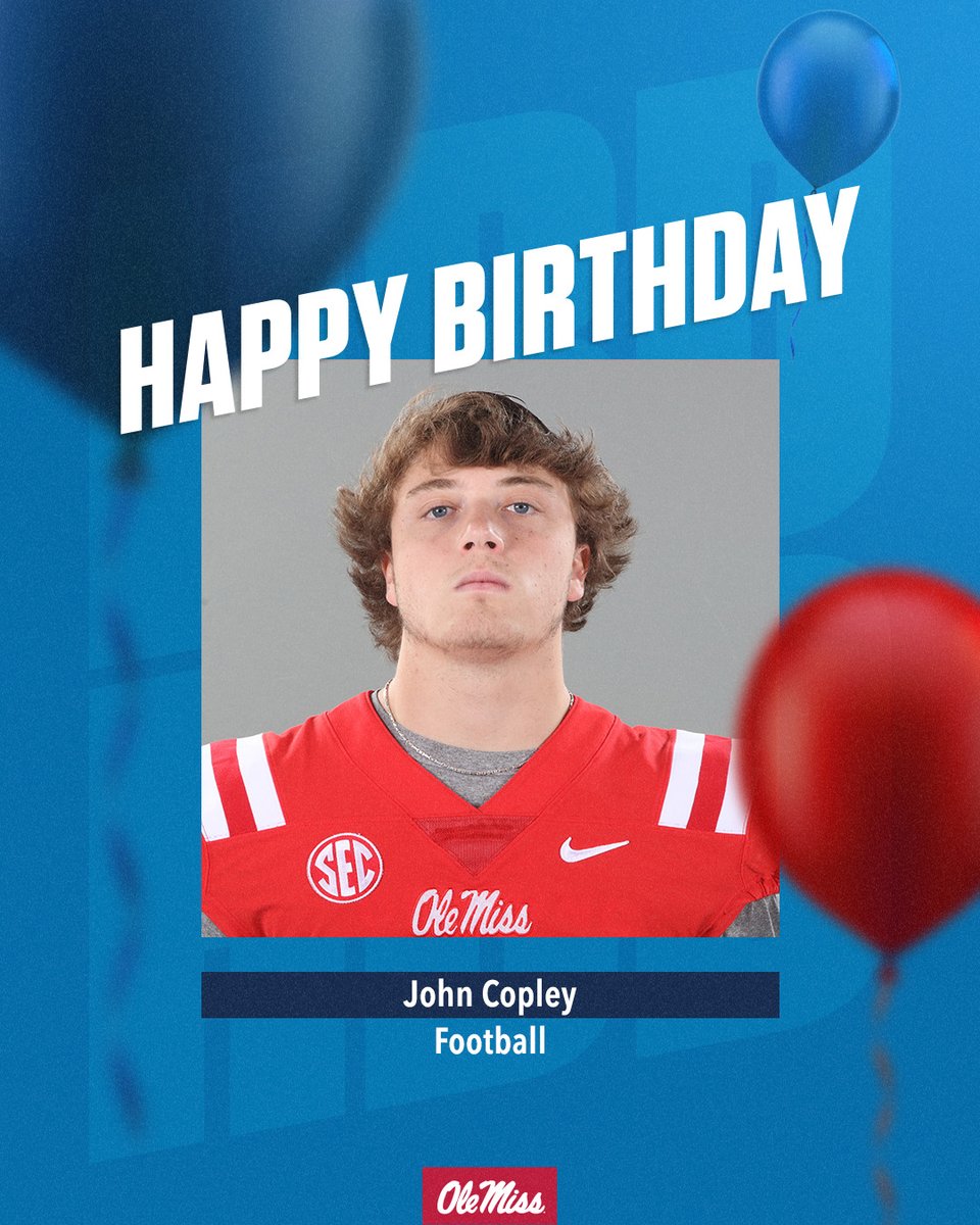 Happy birthday, <a href="/John__Copley/">John Copley</a>! Have the best day 🥳

#HottyToddy | #BirthdayReb