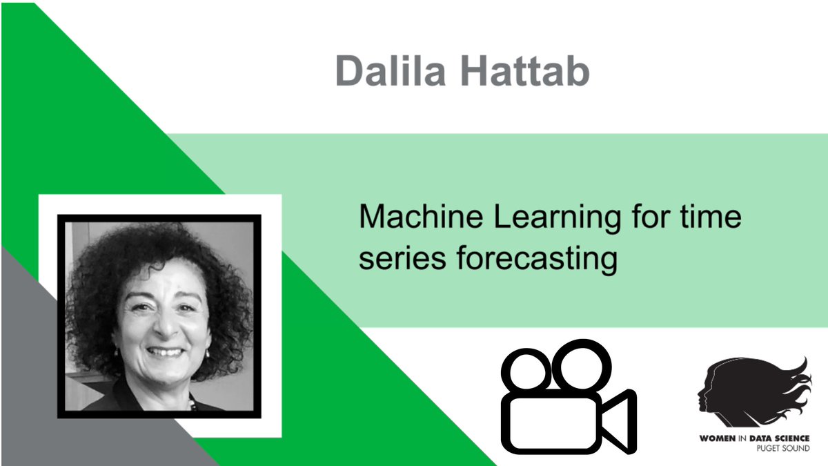 WiDS Puget Sound speaker, Dalila Hattab, Head of the Financial Services Lab at Worldline, speaks on "Machine Learning for time series forecasting”. The video is now available. Check it out here: buff.ly/3lyipp4