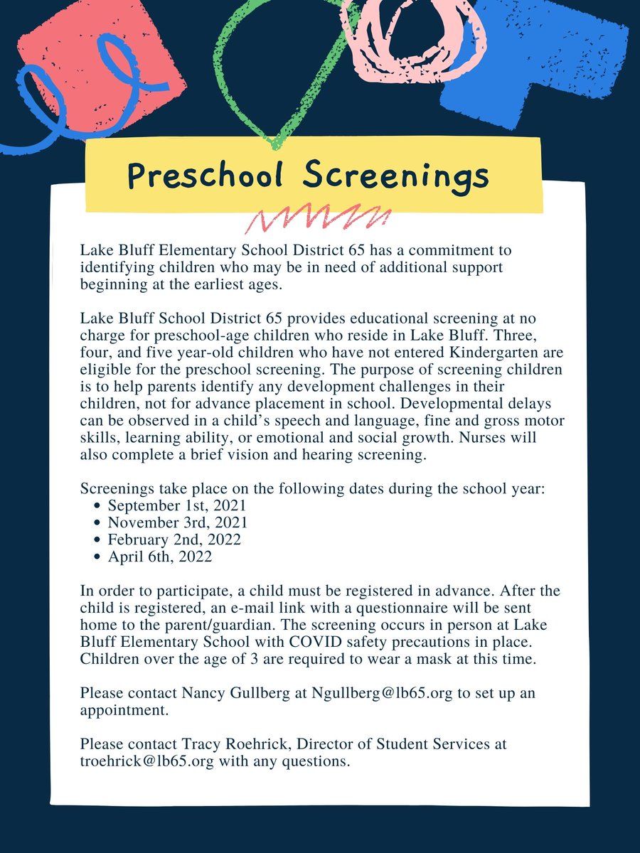 Lake Bluff ESD 65 (@lakebluffsd65) on Twitter photo 