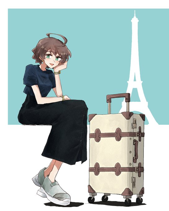 「三つ編み スーツケース」のTwitter画像/イラスト(古い順)
