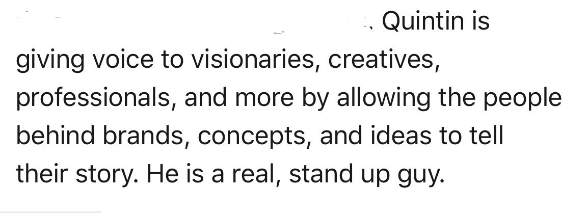 QuintinOnCamera's tweet image. From the viewer’s mailbag. #WatchQuintinscloseups #Quintinscloseups #interviews #chsnews #CHS