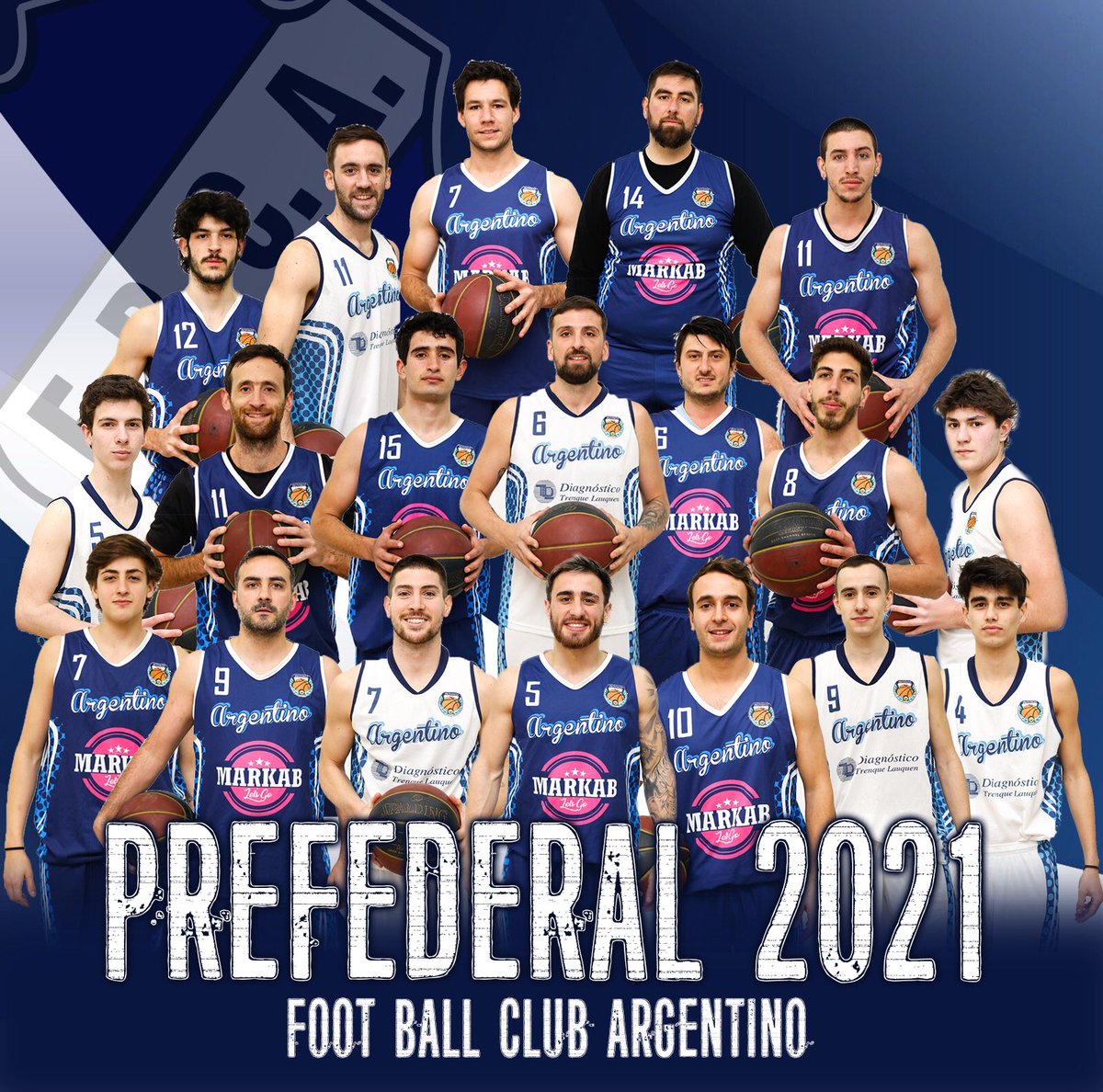 FBCAoficial's tweet photo. 🏀💪 🏀 Plantel completo para disputar el torneo Prefederal que comienza el 20 de agosto. 
#VamosDecano 💙🤍💙 https://t.co/xAqUE2OlzD