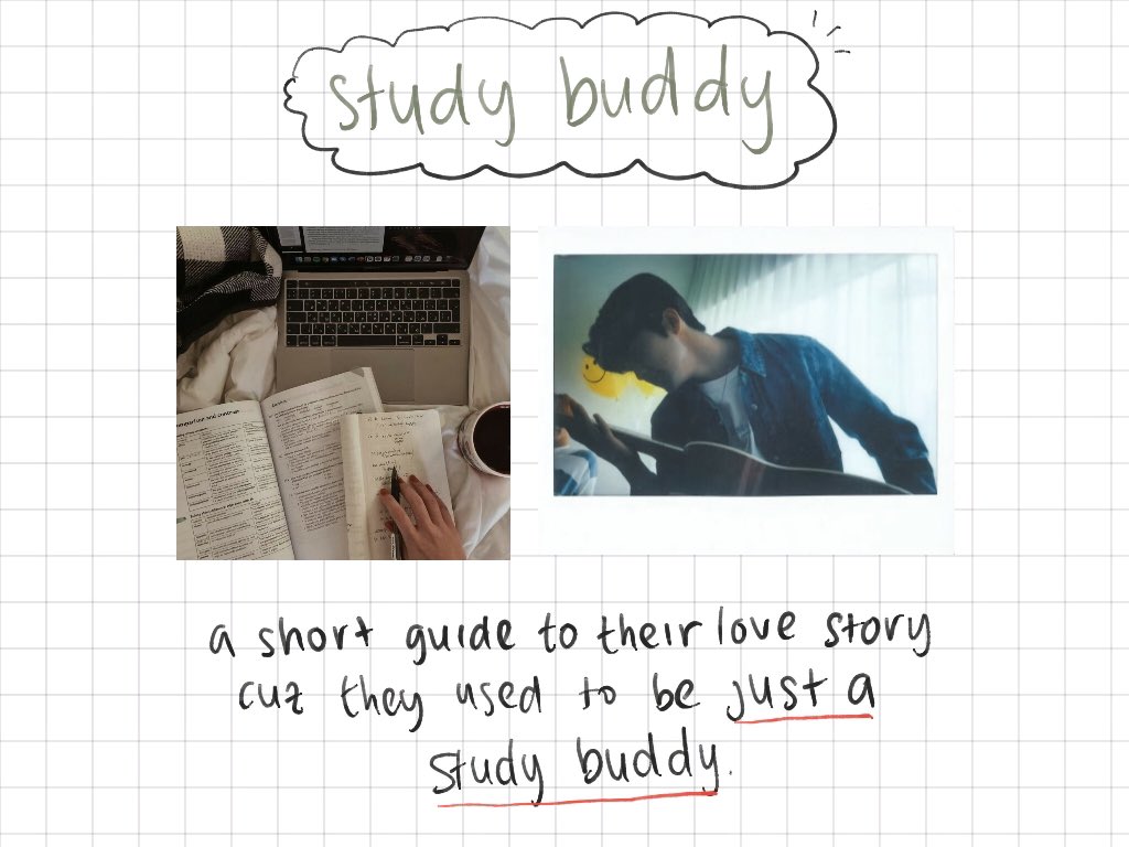 aleasdraft's tweet image. — Study Buddy.

A LMK short au,
by aleasdraft.