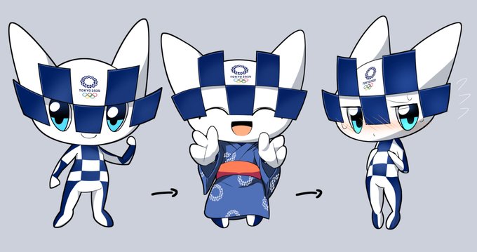 浴衣ミライトワちゃん #ミライトワ #浴衣 https://t.co/y2YWSkkh1p 