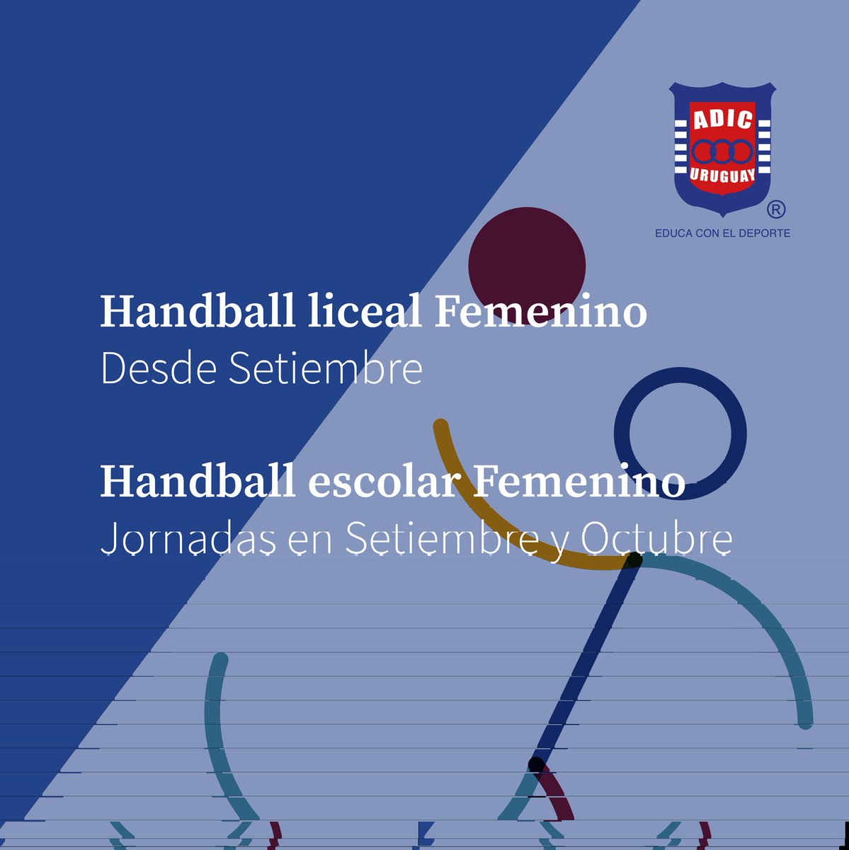 adic_uy's tweet photo. ¡VOLVEMOS! Con los cuidados sanitarios por la pandemia de covid-19, nos empezamos a preparar para el retorno a las competencias de alumnos a partir de agosto. Fútbol, básquetbol, handball, vóleibol, futsal, gimnasia, atletismo... ¿En qué deporte vas a participar? https://t.co/67L7YBfKmM