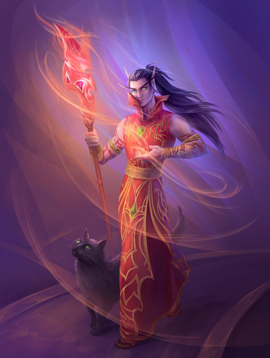 shauniraven's tweet photo. Grand Magister Rommath
commission for @BotiaDario_ 💜
#worldofwarcraft #wowart https://t.co/GGISJEKeQp