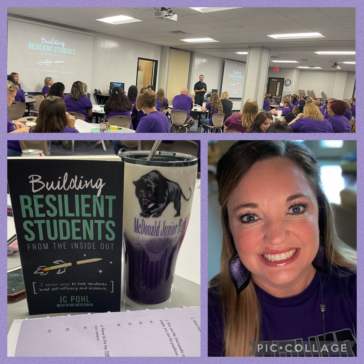 Building Resilient Students today with <a href="/TEENTRUTH/">TEEN TRUTH</a> speaker JC POHL! Welcome back, Panther staff!