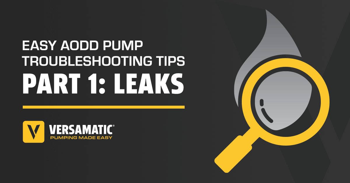 Versamatic1's tweet photo. Are pump leaks causing you downtime? Identify and troubleshoot common #AODD #pump leaks with this #PumpingMadeEasy advice:
https://t.co/8C2ZQH951K https://t.co/pWseislnBl