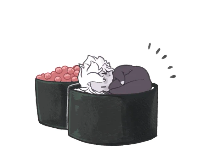 ヘイ、稚魚軍艦一丁🐙🍣 