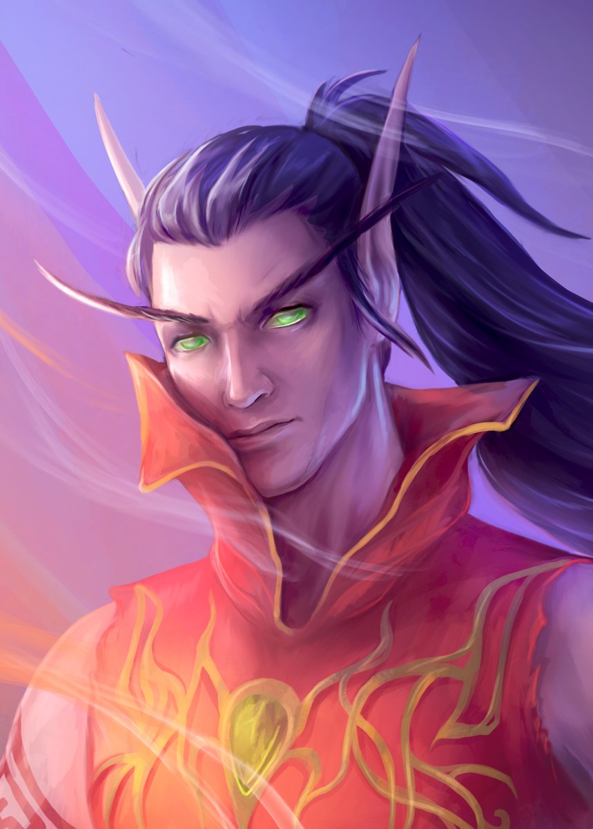 shauniraven's tweet photo. Grand Magister Rommath
commission for @BotiaDario_ 💜
#worldofwarcraft #wowart https://t.co/GGISJEKeQp