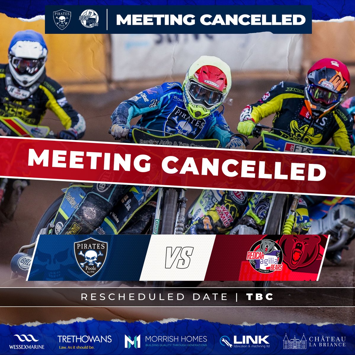 poolespeedway's tweet image. 🚨 CANCELLED | POOLE v REDCAR

Poole Speedway has been rocked by the news that this Wednesday night's scheduled home meeting against Redcar will not be able to be staged, due to circumstances beyond the club's control.

FULL STORY 👉 bit.ly/2XaAbVk