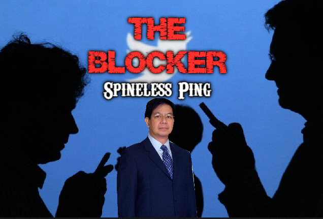TitoTok88's tweet photo. Pagcriniticize mo siya, ibablock ka niya. #SpinelessPing as #TheBlocker. Pikon yan? https://t.co/lnDBBiOMyP