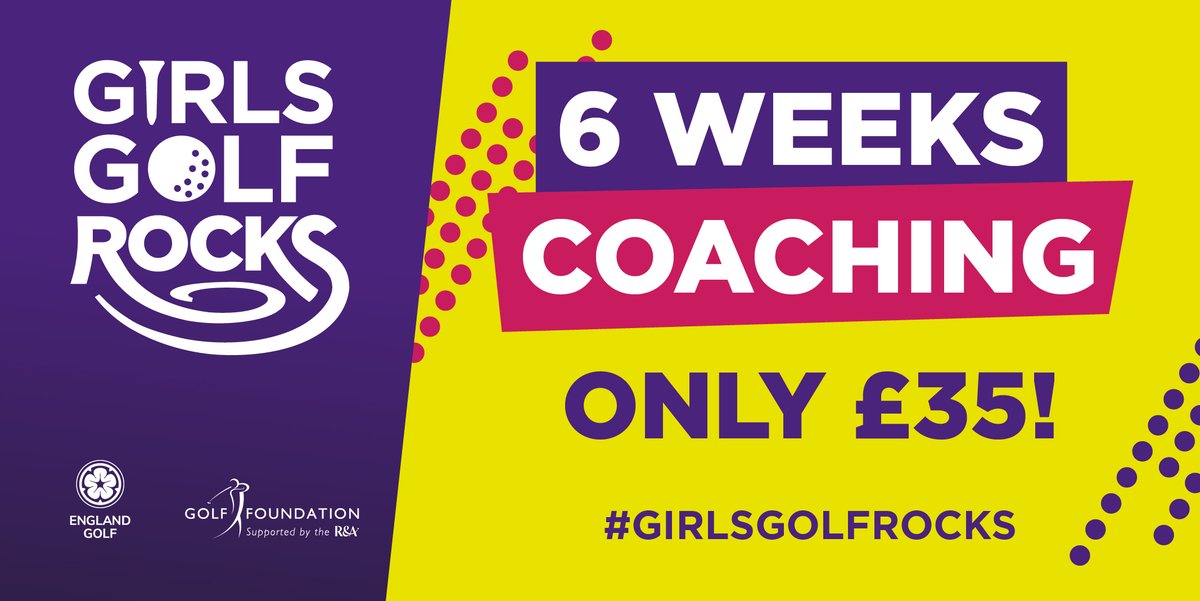 We're excited to be hosting 'Girls Golf Rocks' for 6 weeks from 25th September 2021. 'Girls Golf Rocks' encourages beginner girls aged 5-18 to learn and play golf in a fun and friendly way. Follow the link to sign up...

girlsgolfrocks.played.co/?location=50.8…