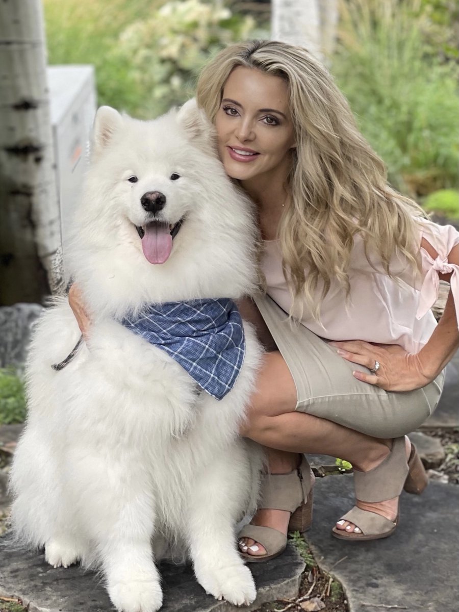 UtahPetPartners's tweet photo. We're excited to return to Kids Summer Camp at @utahhumane today! #therapydog Indie, here with his handler Anna, will share some furry joy &amp; help the kids learn about therapy animals.💕 🐾Thanks to Anna, Mrs. Utah International, for the photo!🥰
#utahpetpartners @pet_partners https://t.co/ETltMMmJS7